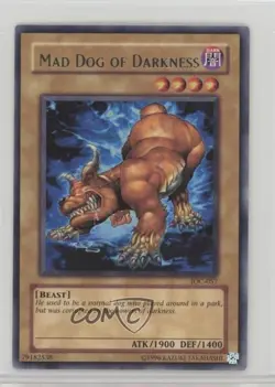 Mad Dog of Darkness Unlimited YuGiOh Invasion Chaos #IOC-057 2004 - Image 1