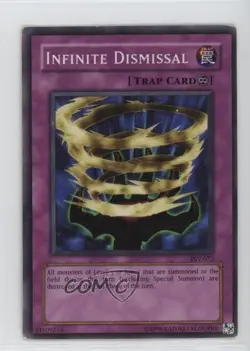 Infinite Dismissal Unlimited YuGiOh Pharaoh's Servant #PSV-072 2002 - Image 1