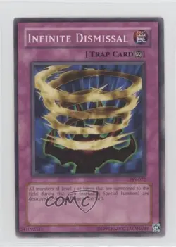 Infinite Dismissal Unlimited YuGiOh Pharaoh's Servant #PSV-072 2002 - Image 1