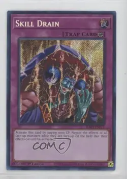 Skill Drain 1st Ed. Secret Rare YuGiOh 25th Anniversary Rarity Collection II - Image 1