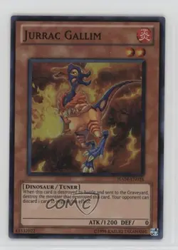 Jurrac Gallim Unlimited YuGiOh Hidden Arsenal 4: Trishula's Triumph #HA04-EN016 - Image 1