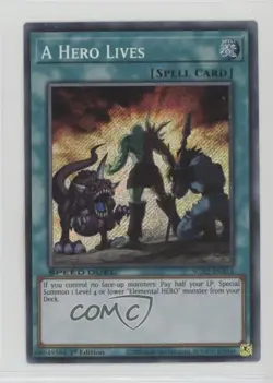 SE - A Hero Lives 1st Ed. YuGiOh Speed Duel GX: Midterm Paradox #SGX2-ENA16 - Image 1