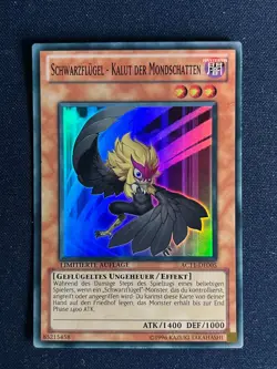 Yugioh! 1x Blackwing - Kalut the Moon Shadow AC11-DE005 Advent Calendar LP/NM! - Image 1