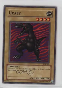 Uraby YuGiOh Legend of Blue Eyes White Dragon #LOB-069 2002 - Image 1