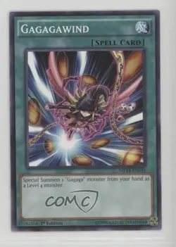Gagagawind 1st Ed. YuGiOh Mega-Tins Mega Pack #MP14-EN034 - Image 1