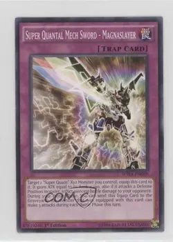 Super Quantal Mech Sword - Magnaslayer 1st Ed. YuGiOh Wing Raiders #WIRA-EN039 - Image 1