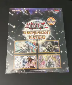 YuGiOh 1st Edition Magnificent Mavens MAMA Display Box 5 Mini Pack Factor Sealed - Image 1