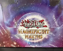 YuGiOh 1st Edition Magnificent Mavens MAMA Display Box 5 Mini Pack Factor Sealed - Image 2