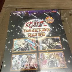 YuGiOh 1st Edition Magnificent Mavens MAMA Display Box 5 Mini Pack Factor Sealed - Image 1