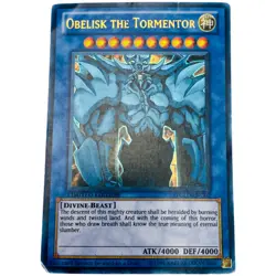 Yugioh Obelisk the Tormentor YGLD-ENG02 Ultra Rare Limited Edition HP - Image 1