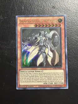 Yugioh Dogmatika Fleurdelis, the Knighted MP21-EN104 Ultra Rare 1st Ed NM - Image 1