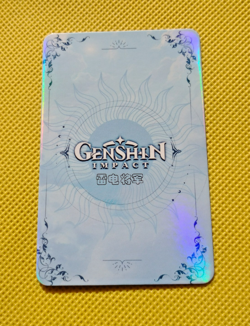 Raiden Shogun GENSHIN IMPACT Goddess Anime Waifu Girl ACG Holo Card - Image 2