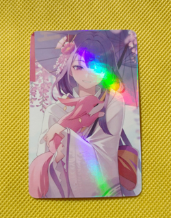 Raiden Shogun GENSHIN IMPACT Goddess Anime Waifu Girl ACG Holo Card - Image 1