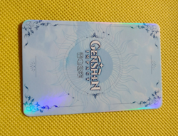 Raiden Shogun GENSHIN IMPACT Goddess Anime Waifu Girl ACG Holo Card - Image 3
