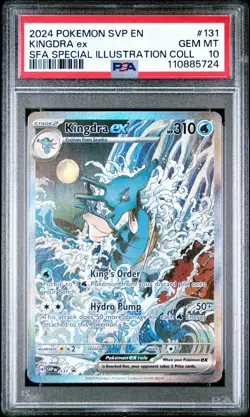 Kingdra ex 131 Sv: Scarlet & Violet Black Star Promo Card Holo “kanagawa” PSA 10 - Image 1