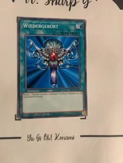 WIEDERGEBURT - 1. AUFLAGE LED7-DE012 DEUTSCH Yu-Gi-Oh! CARD COMMON 2020 KONAMI - Image 4