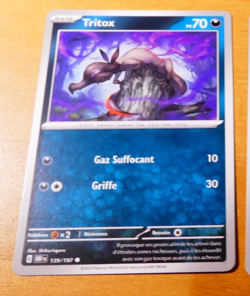 POKEMON FLAMMES OBSIDIENNES CARD CARTE TRITOX 139/197 FR OBF JCC NM 2023 - Image 1
