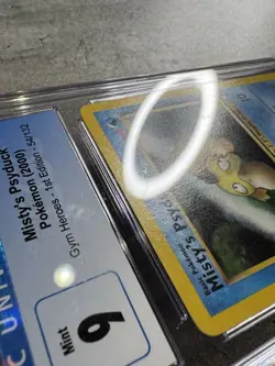 Pokemon Card 1st Ed. Misty's Psyduck CGC 9 Mint, Gym Heroes 54/132, 2000 (1) - Image 5