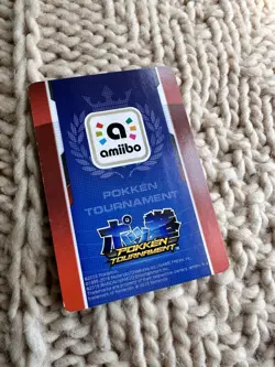Pokemon Shadow Mewtwo Amiibo Card Pokken Tournament - Image 2