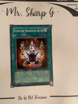FLUCH DER MASKIERTEN BESTIE - LON-G016 DEUTSC Yu-Gi-Oh! CARD COMMON KONAMI 2003 - Image 3