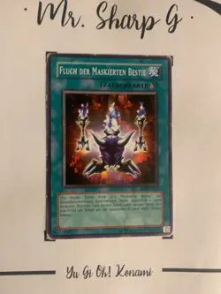 FLUCH DER MASKIERTEN BESTIE - LON-G016 DEUTSC Yu-Gi-Oh! CARD COMMON KONAMI 2003 - Image 4