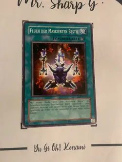 FLUCH DER MASKIERTEN BESTIE - LON-G016 DEUTSC Yu-Gi-Oh! CARD COMMON KONAMI 2003 - Image 5