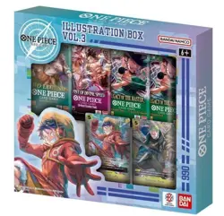 Bandai One Piece Trading Card Game: Illustration Box Volume 3 + 4 BUNDLE PRESALE - Image 2