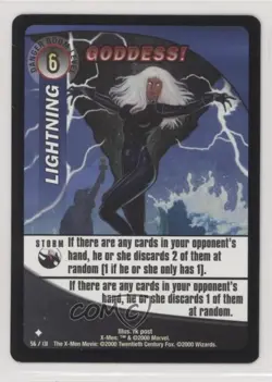 2000 The X-Men Movie Trading Card Game Goddess! #56 - Image 1