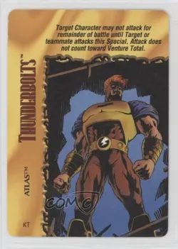 1997 Marvel Overpower Collectible Card Game - Classic Set Thunderbolts Atlas #KT - Image 1