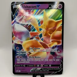 JUMBO Alakazam V Oversized Promo Card SWSH083 Pokemon - Image 1