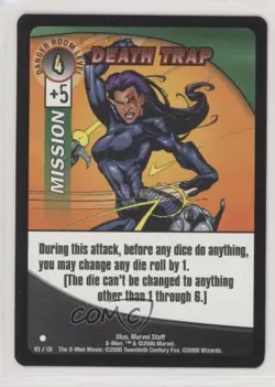 2000 The X-Men Movie Trading Card Game Death Trap #93 - Image 1