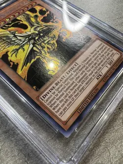 Yugioh Card The Winged Dragon Of Ra Prismstic Secret CGC 9, TN19-EN009 2019 (1) - Image 5
