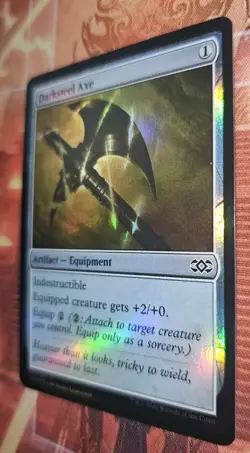 Darksteel Axe Double Masters NM Artifact Foil Common MTG - Image 2