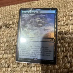 1x Otawara, Soaring City - Foil NM-Mint, English Kamigawa: Neon Dynasty MTG Magi - Image 1