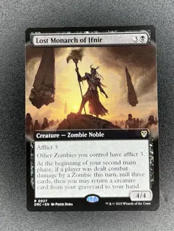 Lost Monarch of Ifnir (Extended Art) 0027 MTG Regular Aetherdrift Rare NM - Image 1