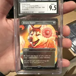 ARCANE SIGNET Secret Lair Non-Foil Rare CGC 9.5 MTG 🔥 Dogs Better Than Cats SLD - Image 1