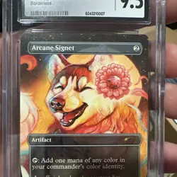 ARCANE SIGNET Secret Lair Non-Foil Rare CGC 9.5 MTG 🔥 Dogs Better Than Cats SLD - Image 3