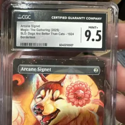 ARCANE SIGNET Secret Lair Non-Foil Rare CGC 9.5 MTG 🔥 Dogs Better Than Cats SLD - Image 4