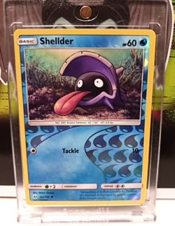 Pokemon - Shellder - 33/149 - Reverse Holo - Sun & Moon - NM - Image 1
