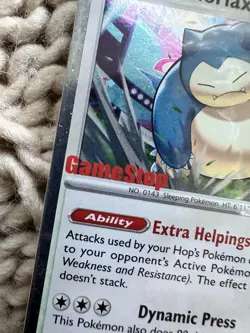 SEALED Hop’s Snorlax GameStop Stamped Promo Journey Together Pokemon TCG - Image 2