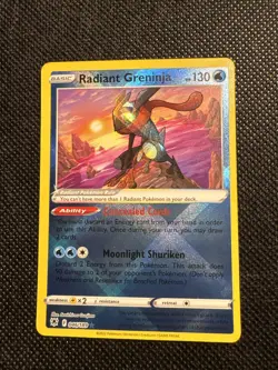 Radiant Greninja 046/189 Swsh10: Astral Radiance Holo 2022 Pokemon - Image 1