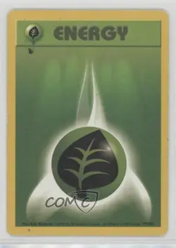 Grass Energy Pokemon Base Set #99 1999 - Image 1