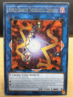 YuGiOh Crossover Breakers CRBR-EN044 World Gears of Theurlogical Demiurgy RARE - Image 1