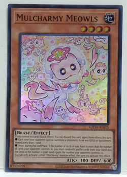 Yugioh Asian-English Mulcharmy Meowls SUDA-AE025 Super Rare - Image 1