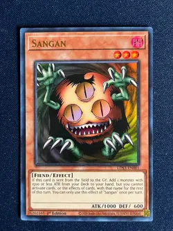Yugioh! 1x Sangan LDS3-EN001 Ultra Rare 1st Edition M/NM! - Image 1