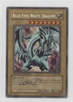 Blue-Eyes White Dragon YuGiOh Collectors Tin Promo #BPT-003 2002 - Image 1