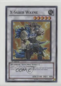 X-Saber Wayne 1st Ed. YuGiOh 5D's Duelist Toolbox Starter Deck #5DS3-EN042 2010 - Image 1