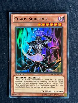 Yugioh! 1x Chaos Sorcerer LCYW-EN248 Super Rare 1st Edition LP/NM! - Image 1