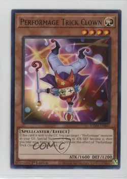 Performage Trick Clown 1st Ed. YuGiOh Valiant Smashers #VASM-EN042 - Image 1