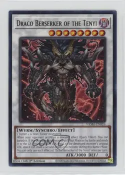 Draco Berserker of the Tenyi 1st Ed. YuGiOh Valiant Smashers #VASM-EN026 - Image 1
